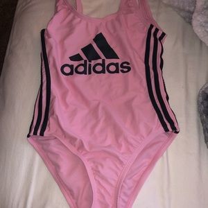 Pink Adidas swimsuit